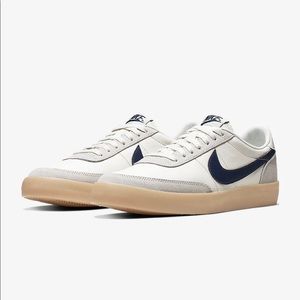 NIKE Killshot 2 leather in sail/midnight navy with gum yellow